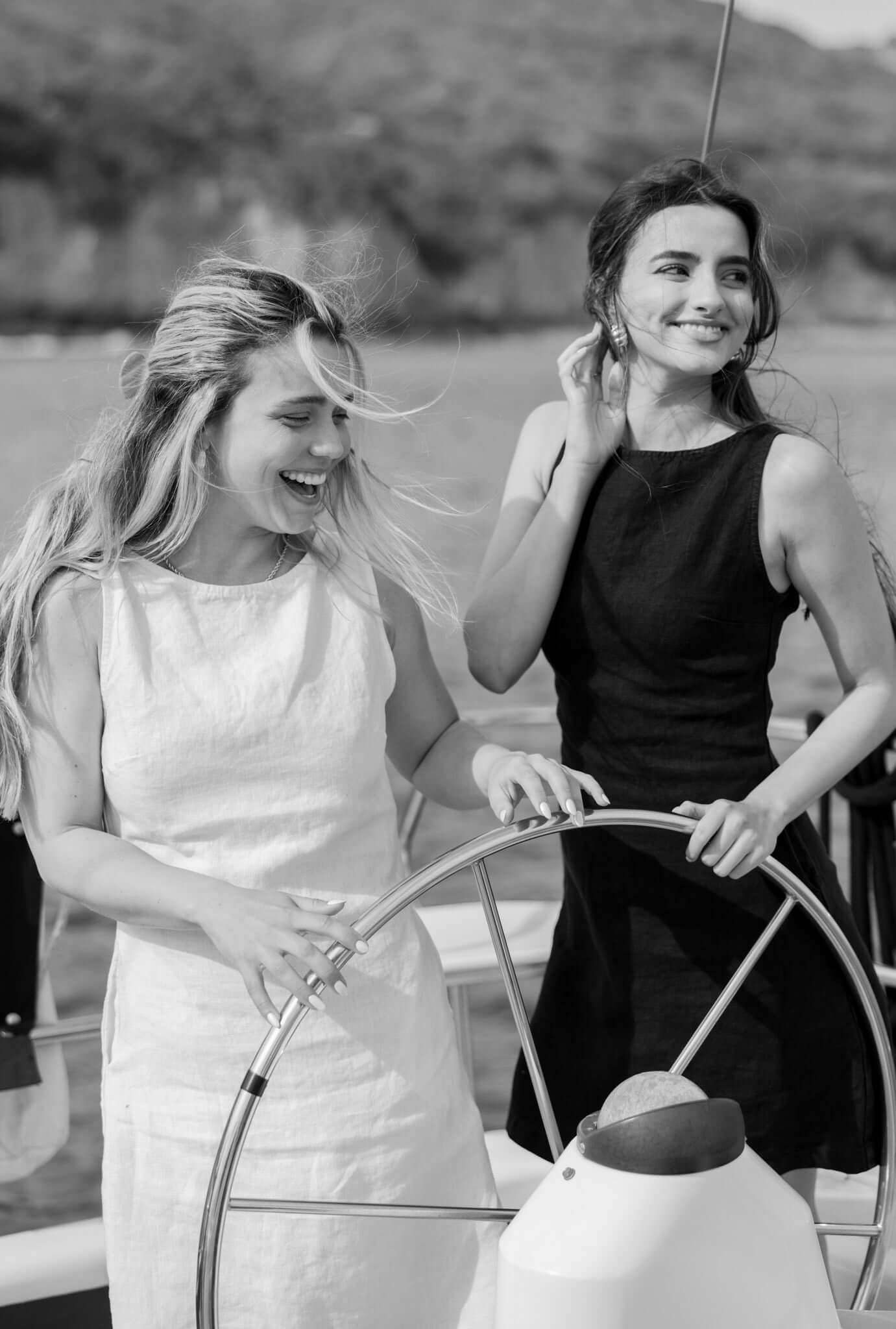 Classic tailored linen shift dress made in LA