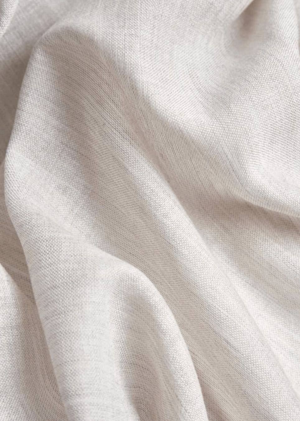 Luxury white linen fabric