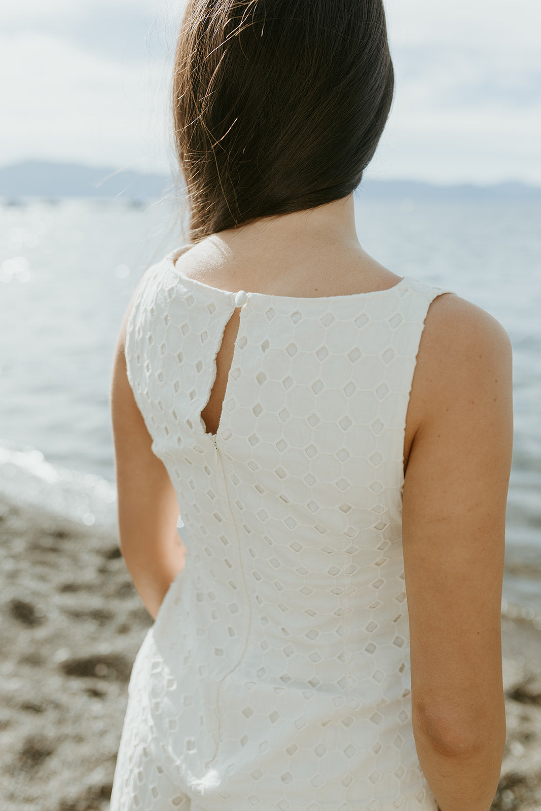 Carnelian Eyelet Top
